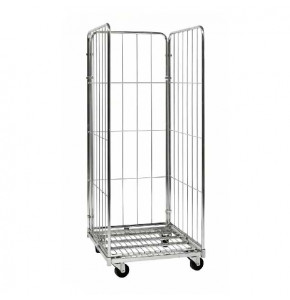 Roll conteneur 3 côtés - 800 x 720 x H1800 mm