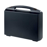 Suitcase K2003 black - black clasp - DESTOCKAGE