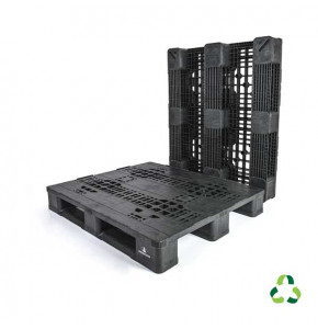 RBP perforated logistics pallet for heavy loads in recycled PP