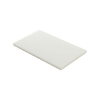 Planche blanche en PEHD500 - 50x30x1,5 cm