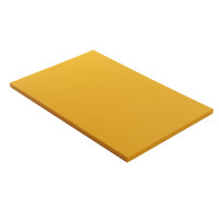 Planche PEHD 500 - jaune - 40X30X4cm