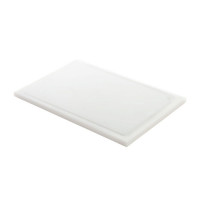 White HDPE GN board 53x32.5x2 cm with drip tray and juice pouch
