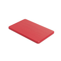 PLANCHE PEHD 500 - ROUGE - 60X40X2 CM