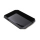 Plat PLEXI. pans coupes B74 - 325X225X17mm - noir