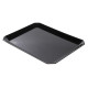 Plat PLEXI. pans coupes B75 - 300X400X17mm - noir