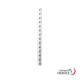 Poteau hauteur 1760 mm pour rayonnage galvanisé GALVA ECO