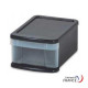 Black plastic drawer SOLO M