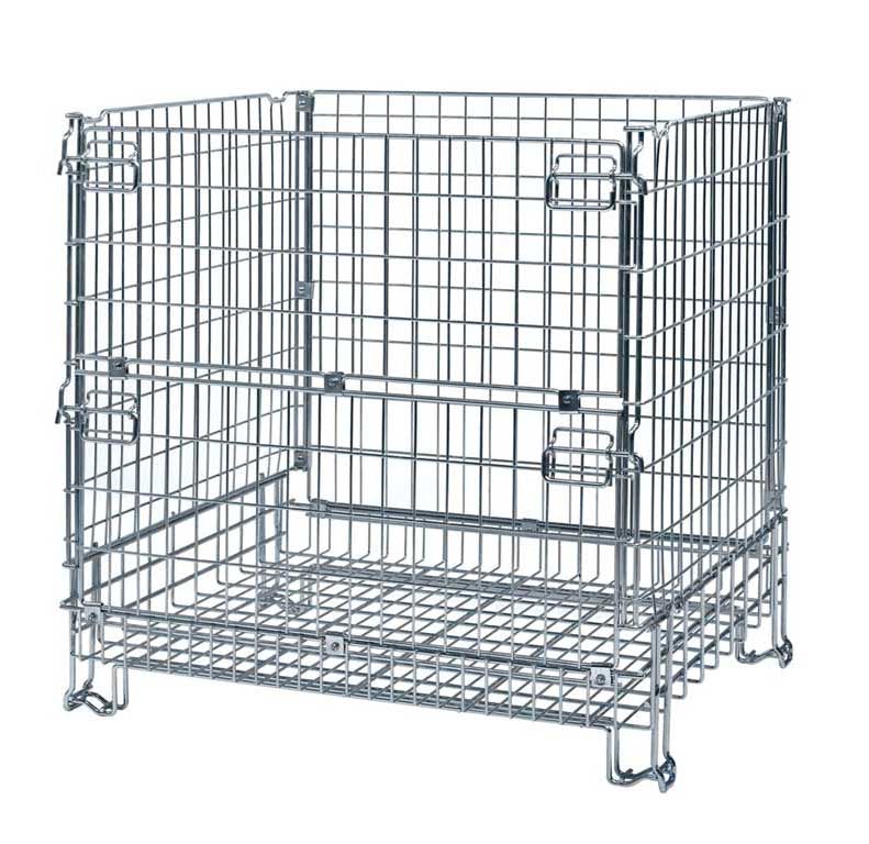 Multiroir wire mesh pallet box